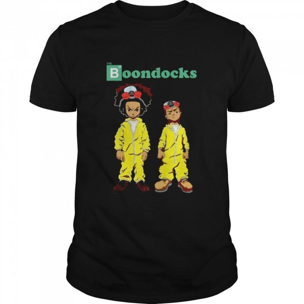 The Boondocks Parody Breaking Bad Funny Graphic T-Shirt Pop Culture Fan Gift Tee